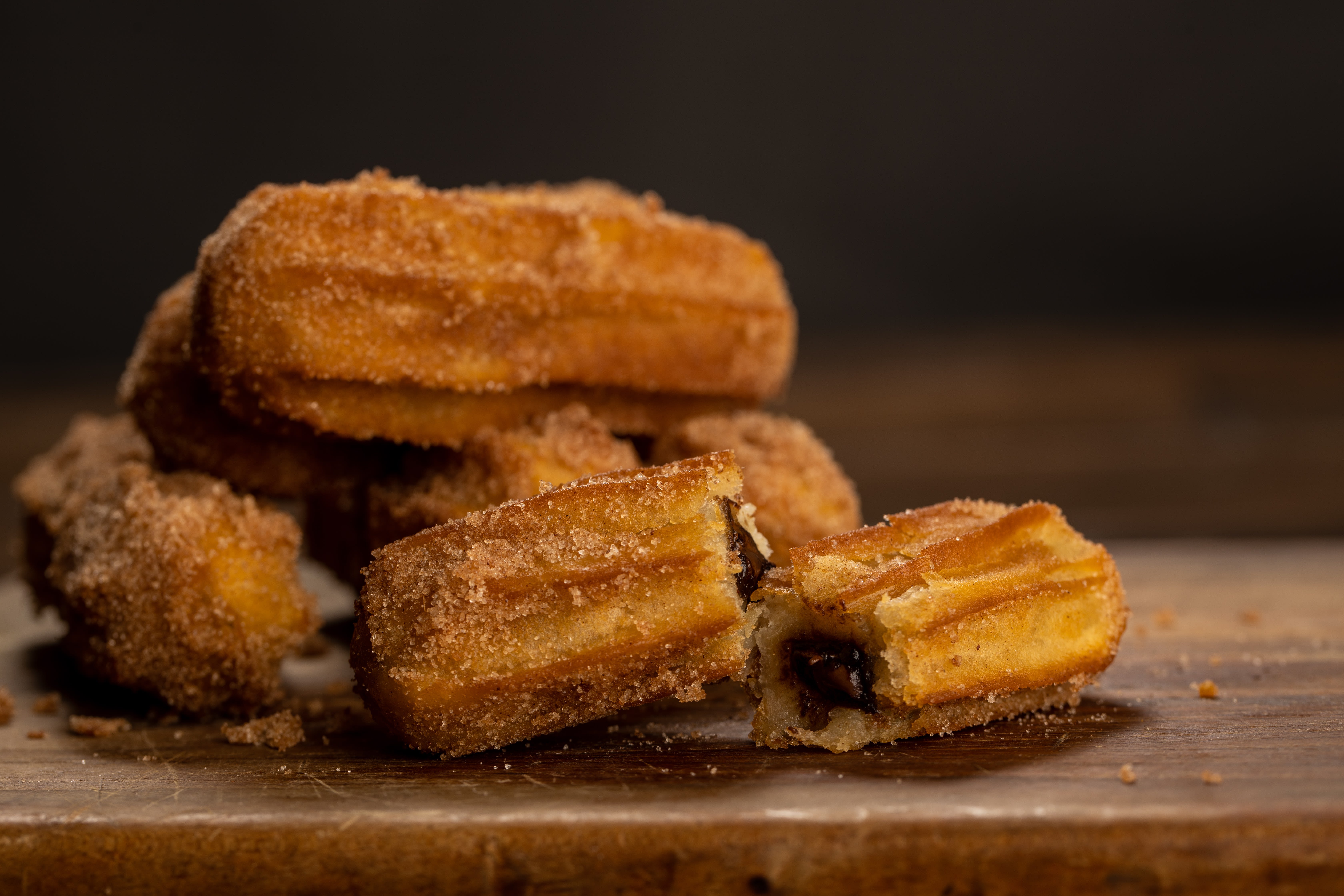 Order Chocolate Filled Spanish Churros food online from Catalan Restaurant store, Rancho Mirage on bringmethat.com