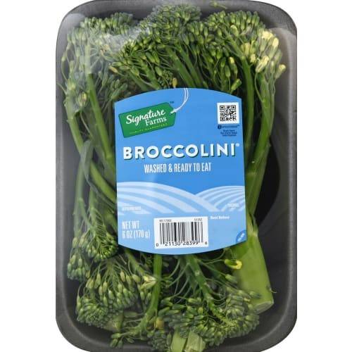 Order Signature Farms · Washed and Ready to Eat Broccolini (6 oz) food online from ACME Markets store, Pennsville on bringmethat.com