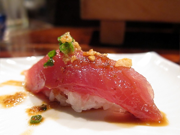 Order Garlic Tuna food online from Umi Sushi store, San Diego on bringmethat.com