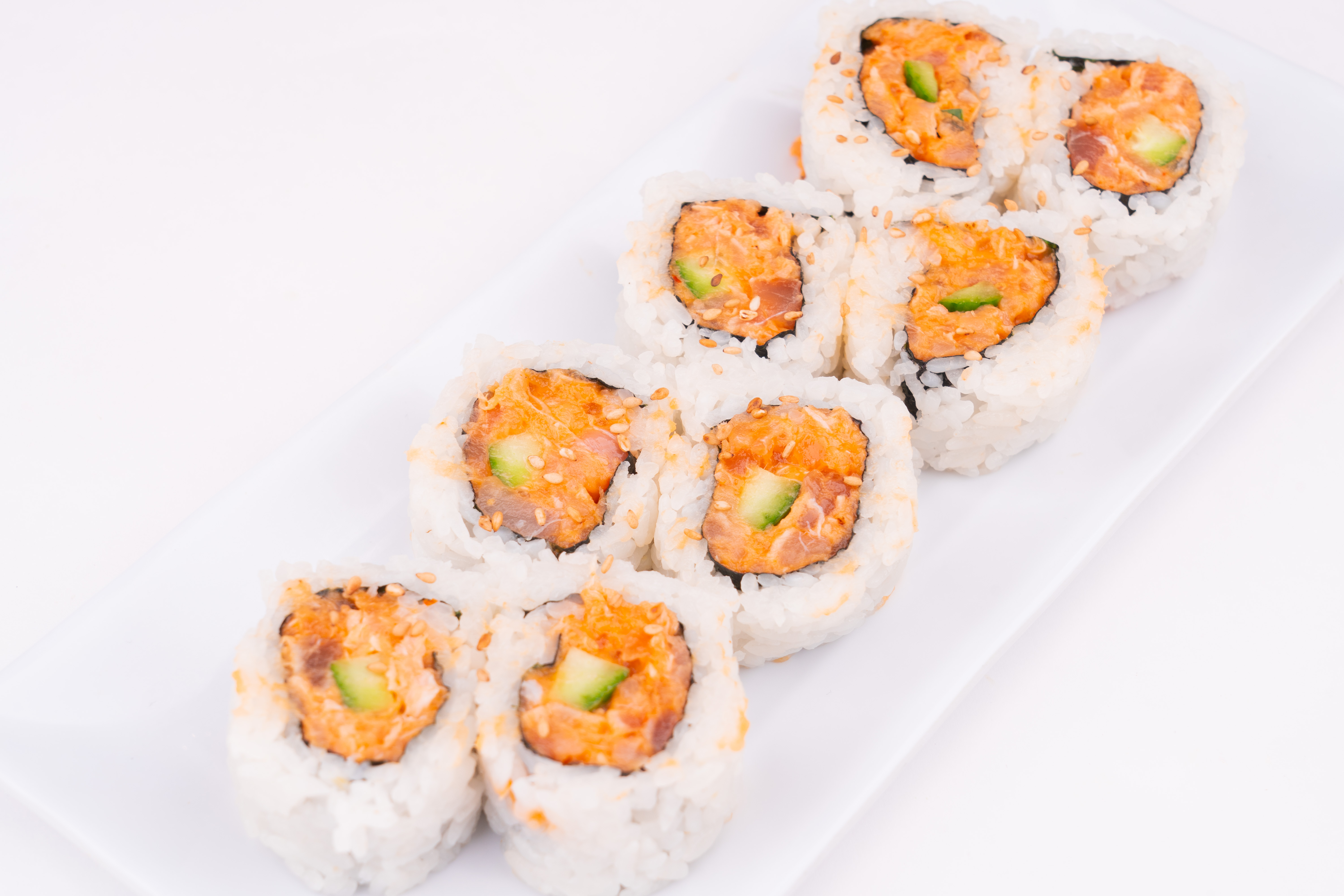 Order Spicy Albacore Roll food online from Kaiba Japanese Restaurant store, Monterey Park on bringmethat.com