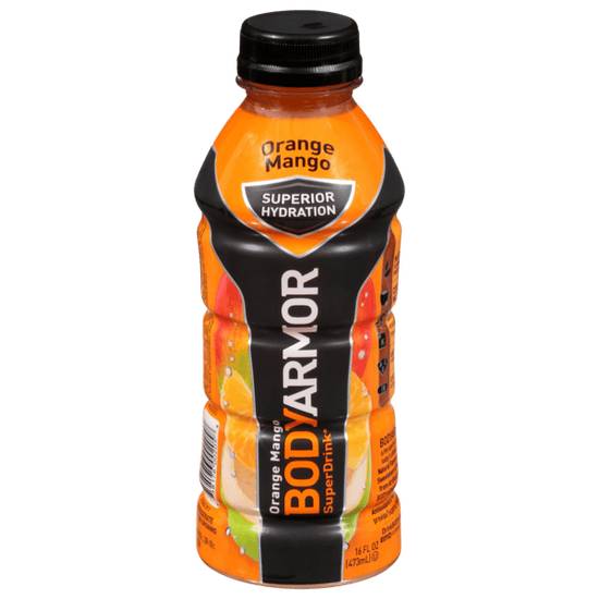 Order BODYARMOR Orange Mango 16oz food online from Caseys Carry Out Pizza store, West Des Moines on bringmethat.com