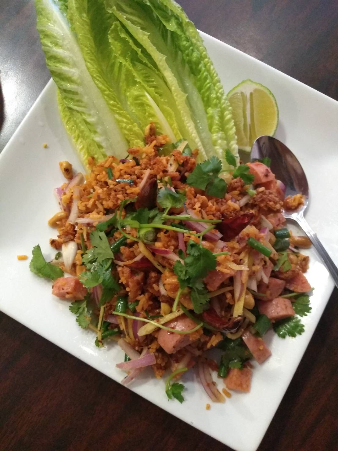 Order Nam Kao Todd Special food online from Lucky Thai store, Las Vegas on bringmethat.com