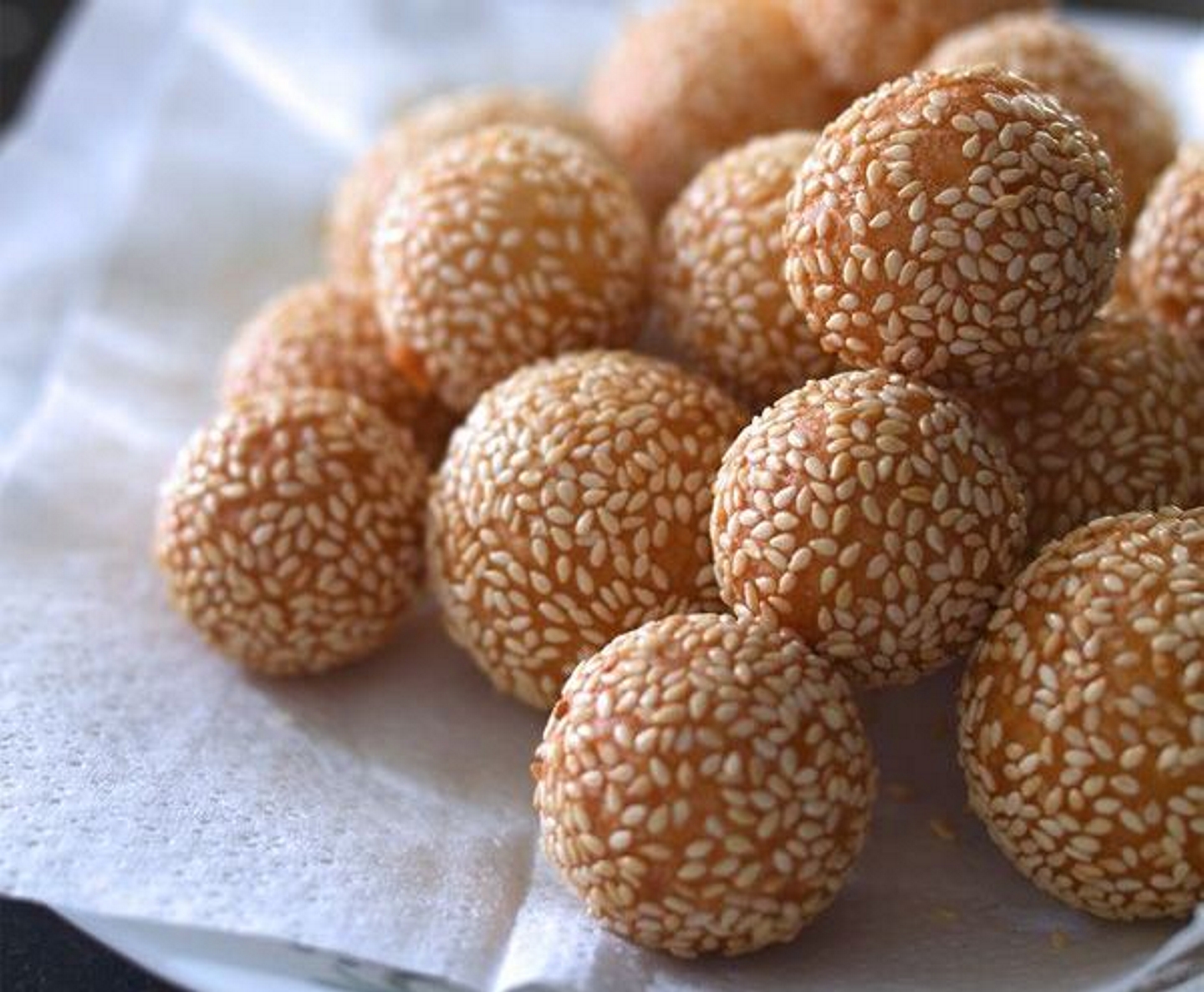 Order Sesame Balls (10 pc) food online from Spice Six store, Hermosa Beach on bringmethat.com