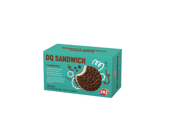 Order 6 pack DQ® Sandwich food online from Dairy Queen Grill & Chill store, Bethalto on bringmethat.com