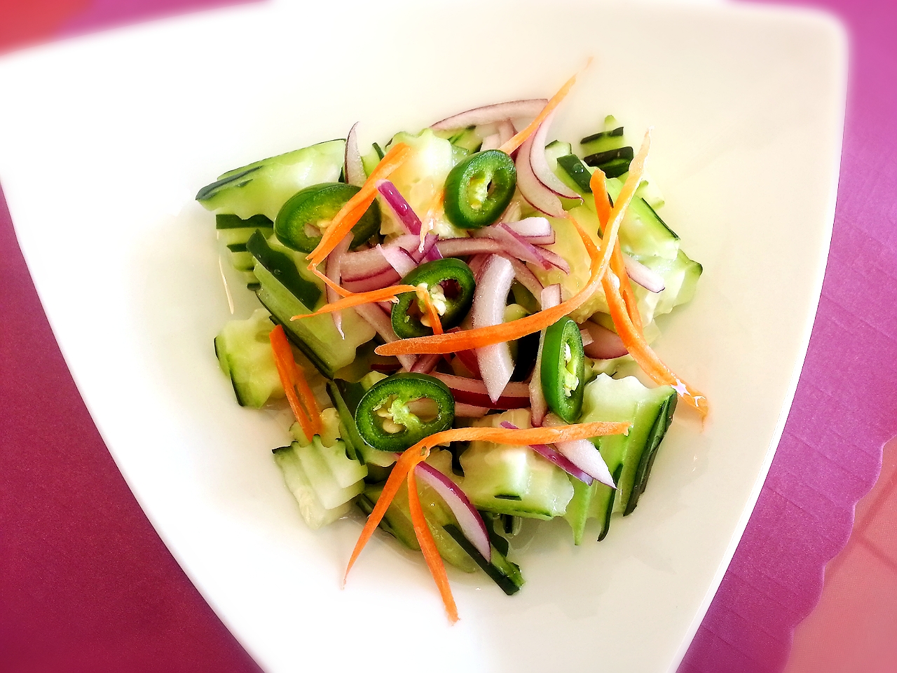 Order Cucumber Salad food online from Thai Chef Cuisine store, Azusa on bringmethat.com