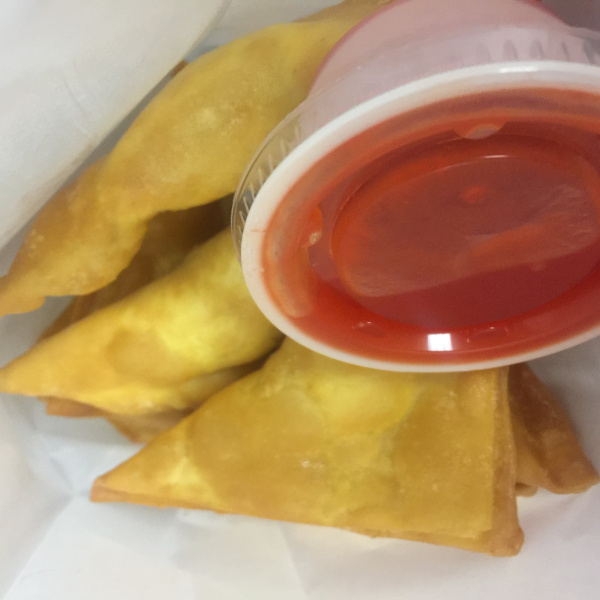 Order 14. Crabmeat Rangoon food online from New Chef store, Baltimore on bringmethat.com