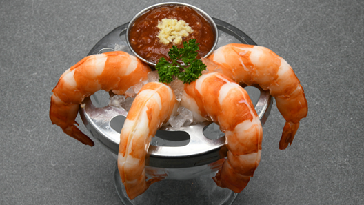 Order Jumbo Shrimp Cocktail food online from Mitchell Steakhouse store, Columbus on bringmethat.com