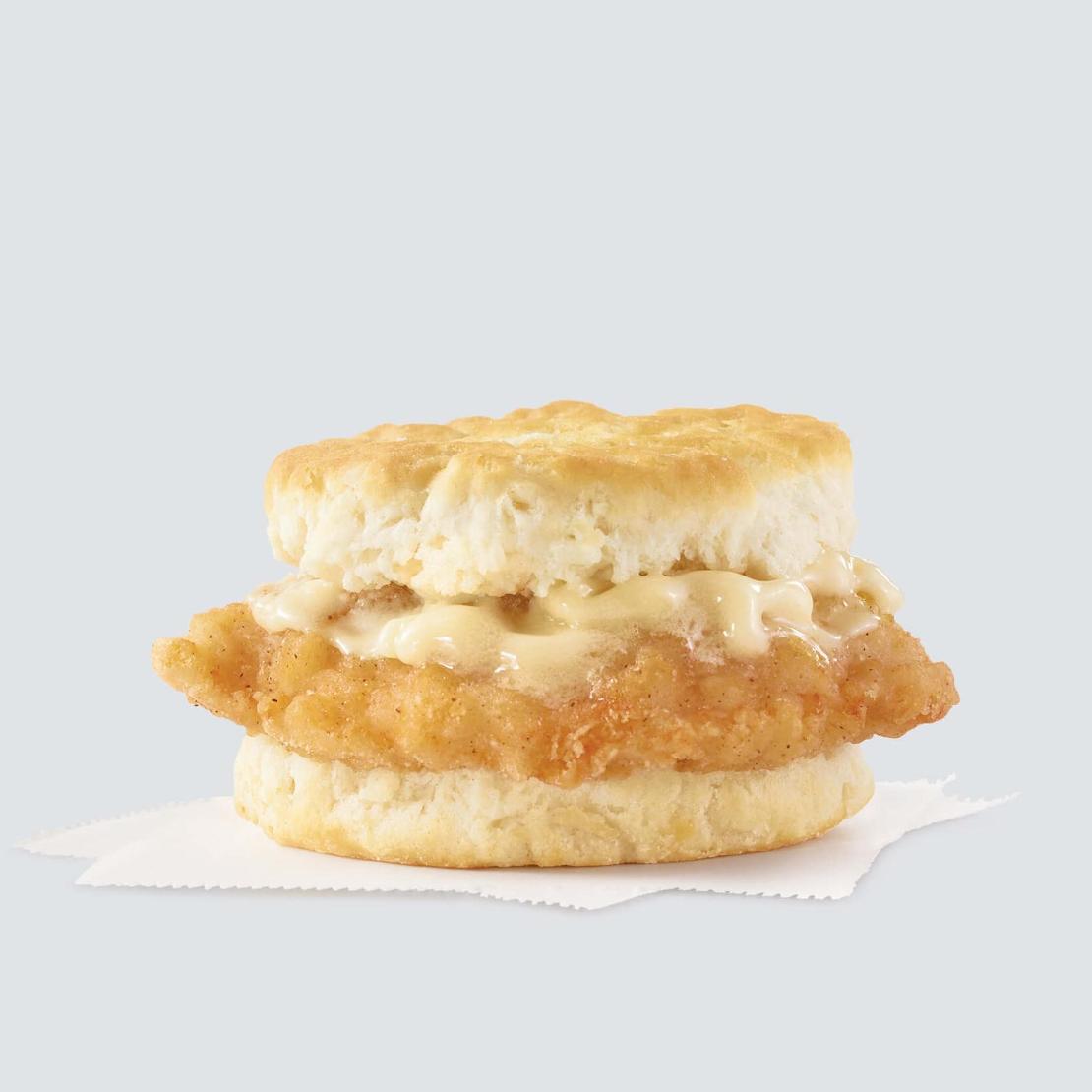 Order Honey Butter Chicken Biscuit food online from Wendy store, Gastonia on bringmethat.com