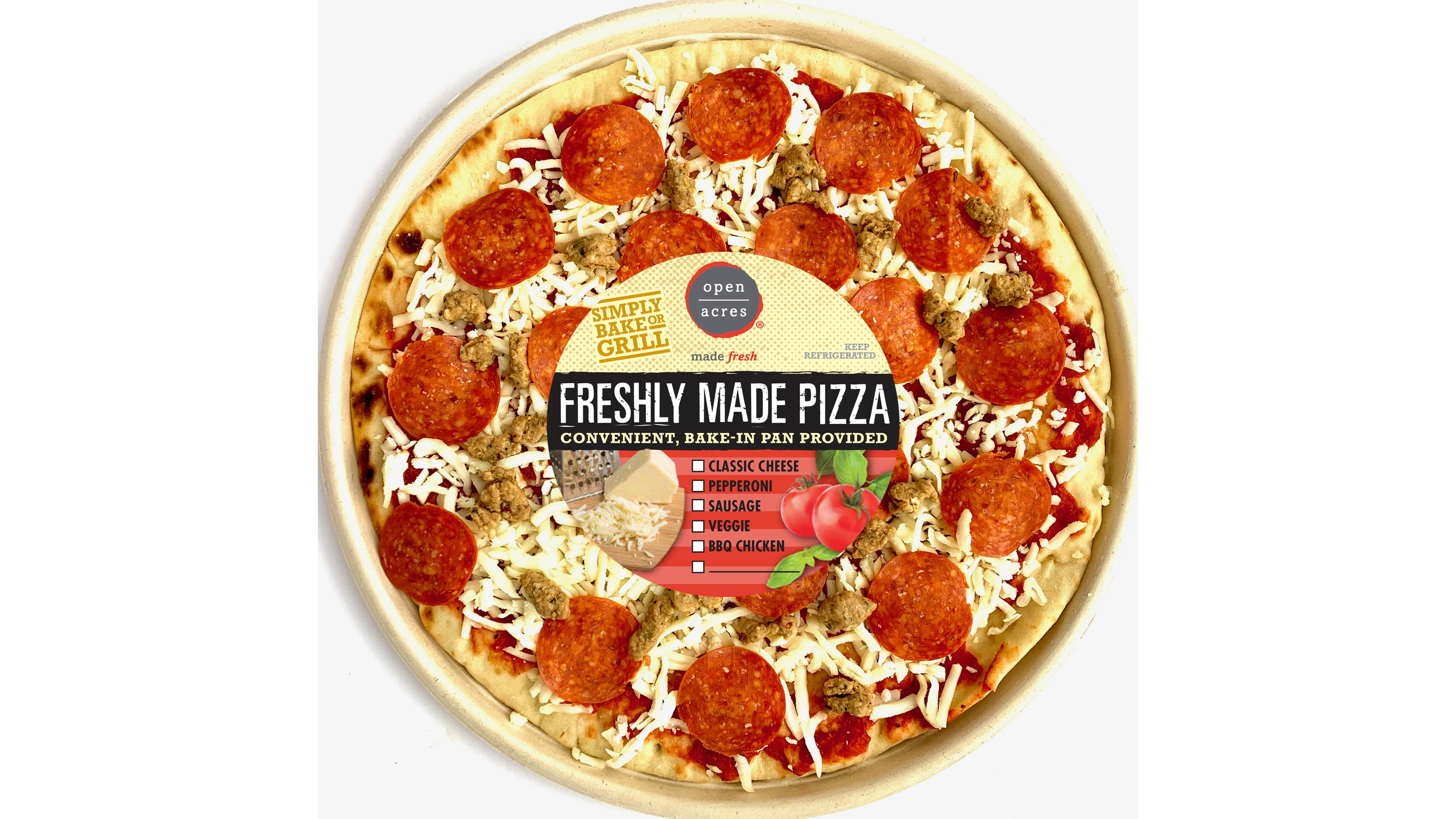 Order 12" Pepperoni & Sausage Pizza	 food online from D&W store, Grand Haven on bringmethat.com
