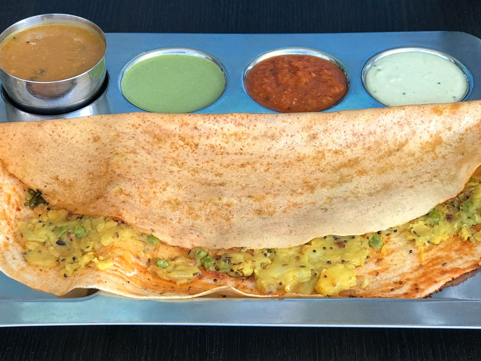 Order Mysore Masala Dosa food online from Mirchi Indian Kitchen store, Foster City on bringmethat.com