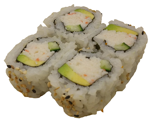 Order California Roll ( 4 pc ) food online from Oishii Sushi store, Springfield on bringmethat.com