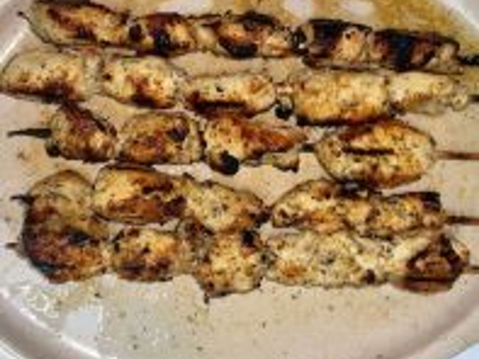 Order 5 pcs. Chicken Kabob food online from Squabs Gyros store, Melrose Park on bringmethat.com