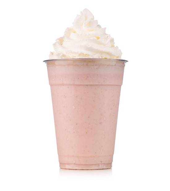 Order Hand-Scooped Strawberry Milkshake food online from Burger Lounge store, Campbell on bringmethat.com