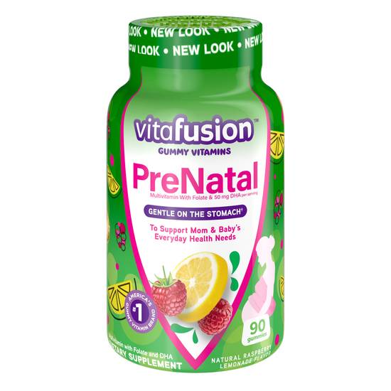 Order Vitafusion Prenatal Gummy Vitamins (90 ct) food online from Rite Aid store, Palm Desert on bringmethat.com