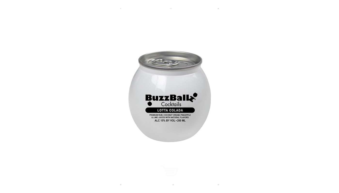 Order BuzzBallz Lotta Colada 200mL food online from Golden Rule Liquor store, West Hollywood on bringmethat.com