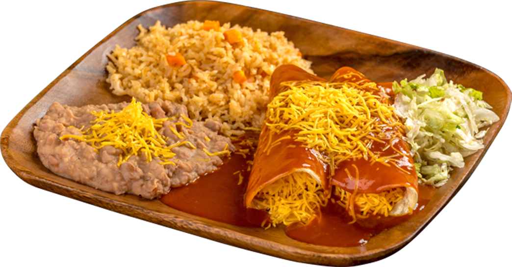 Order #5 Two Enchiladas food online from Filiberto Mexican Food store, Tucson on bringmethat.com