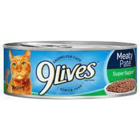 Order 9 Lives Meaty Pate Cat Food food online from IV Deli Mart store, Goleta on bringmethat.com