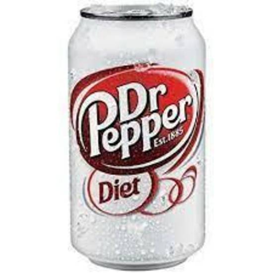 Order Diet Dr Pepper 12 oz Can food online from IV Deli Mart store, Goleta on bringmethat.com