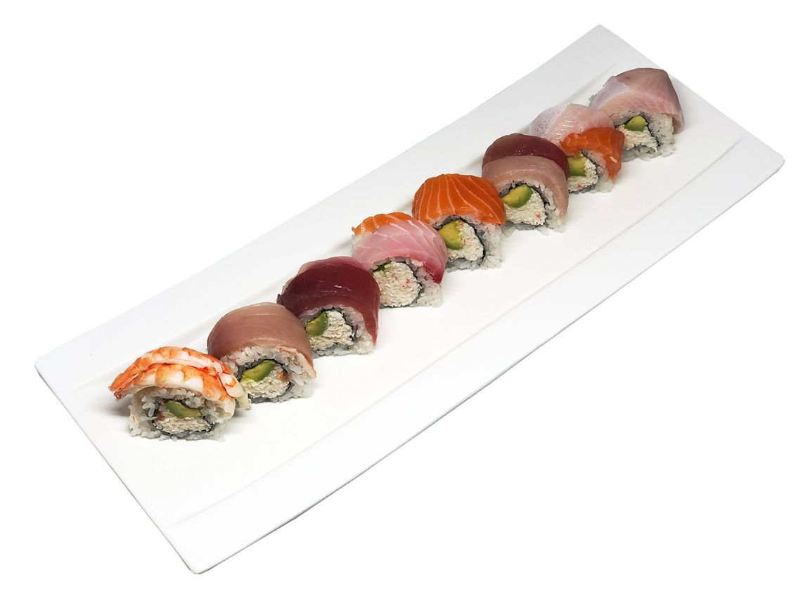 Order Rainbow Roll food online from Tommy Katsu store, Livermore on bringmethat.com