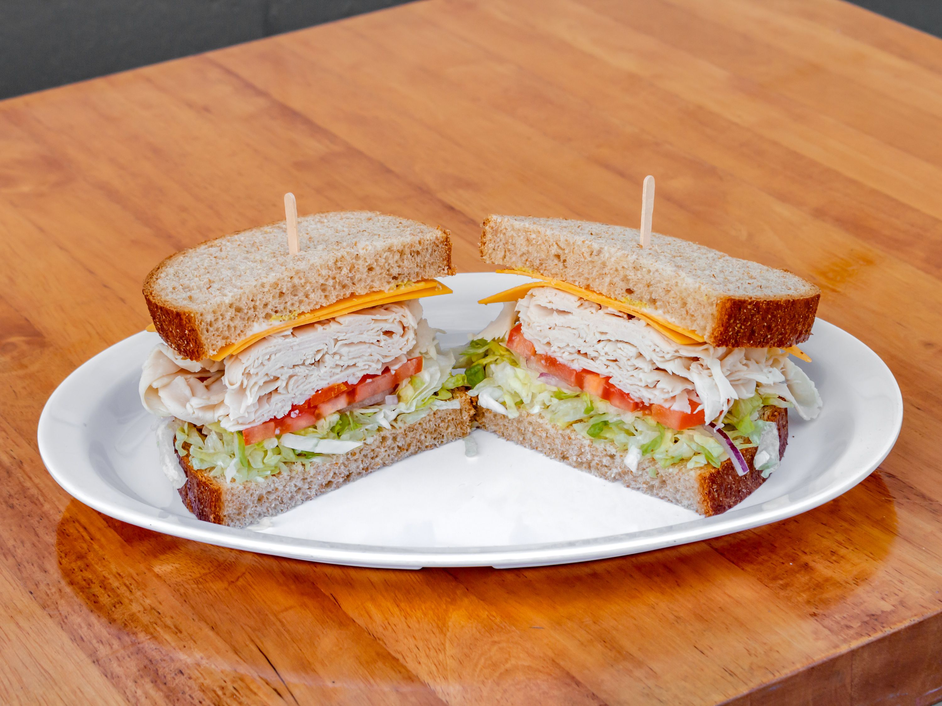 Order Turkey and Cheese Sandwich food online from Ventura Sandwich Company store, Ventura on bringmethat.com