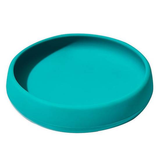 Order OXO Tot® Silicone Toddler Dinner Plate in Teal food online from Bed Bath & Beyond store, Winston Salem on bringmethat.com