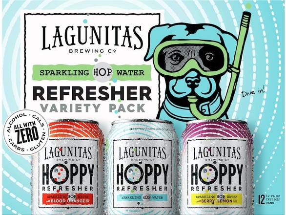 Order Lagunitas Hoppy Refresher Variety Pack - 12x 12oz Cans food online from Rayan Discount Liquors store, CHICAGO on bringmethat.com