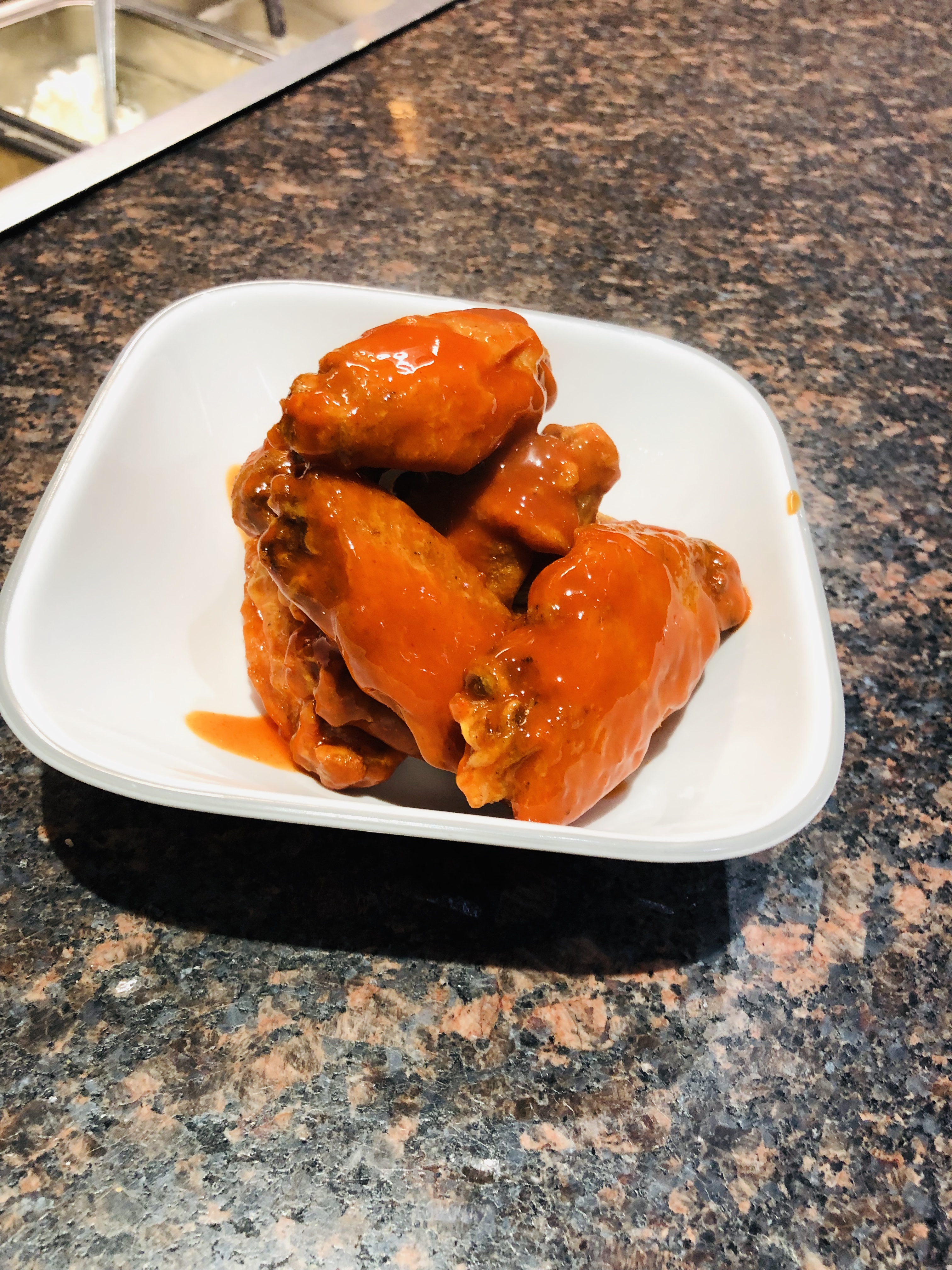 Order Hot Buffalo Wings (8 Pieces) food online from Aladdin Crown Pizza store, New Haven on bringmethat.com