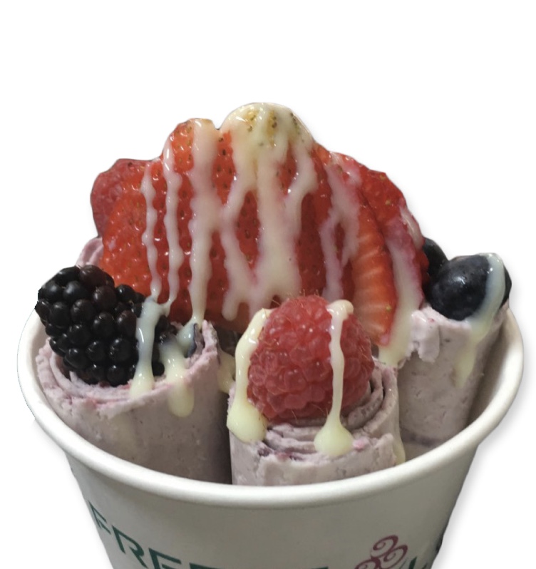 Order Super Berries Roll food online from Freeze Style Ice Cream store, Upper Arlington on bringmethat.com
