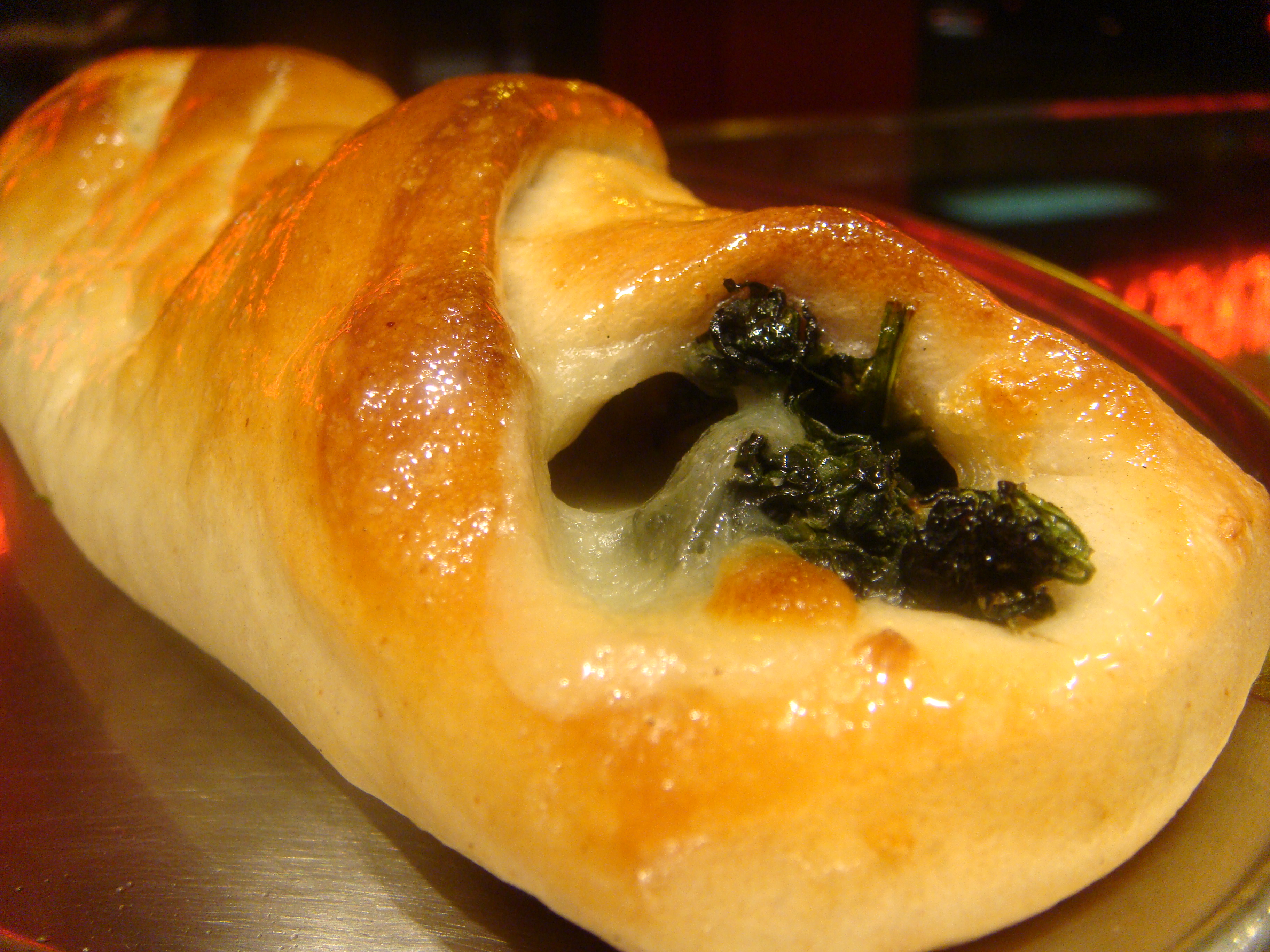 Order Spinach and Mozzarella Roll food online from East Village Pizza & Kebabs store, New York on bringmethat.com