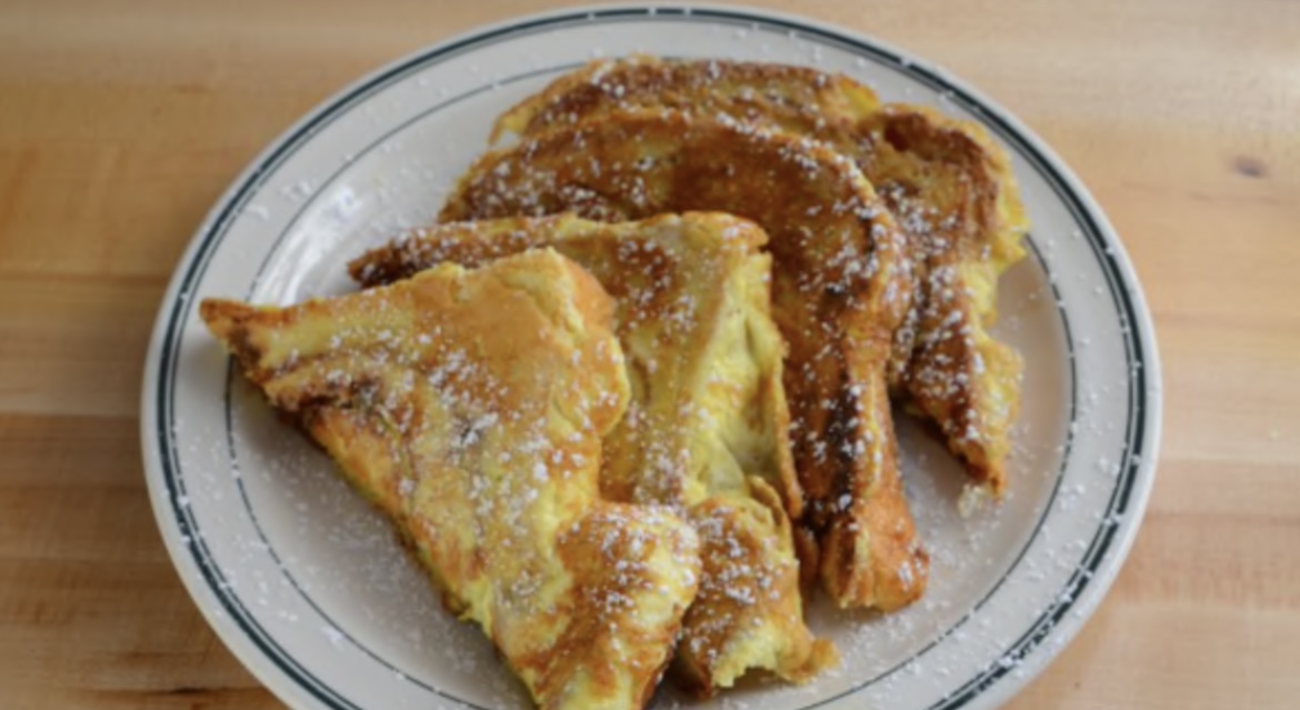 Order Cinnamon French Toast food online from Famous Label’s Delicatessen store, Los Angeles on bringmethat.com