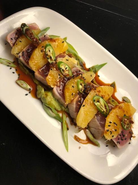 Order Tuna Tataki food online from Bamboo Restaurant store, Southampton on bringmethat.com