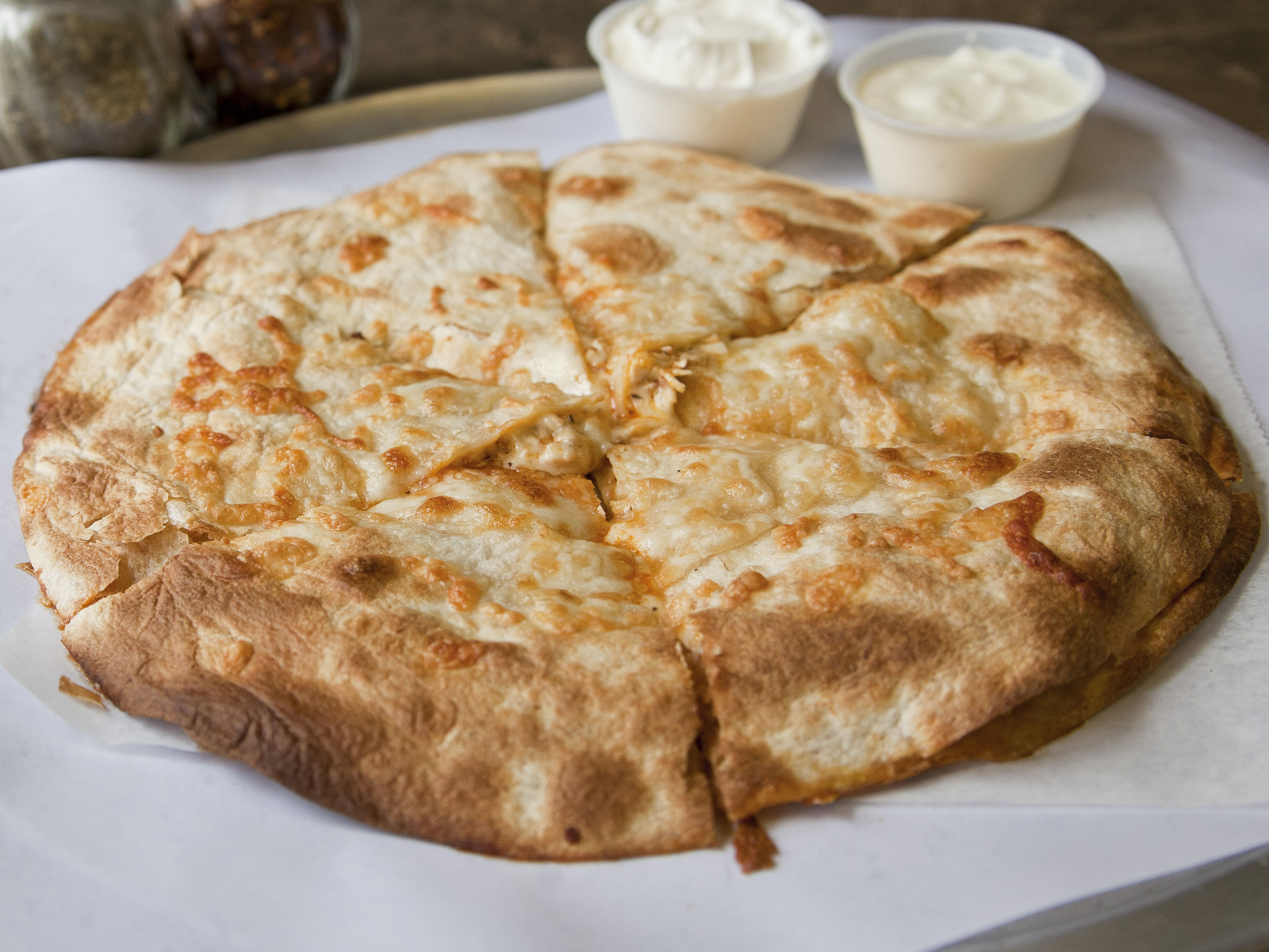 Order Buffalo Quesadilla food online from Greek House of Pizza store, Rockland on bringmethat.com