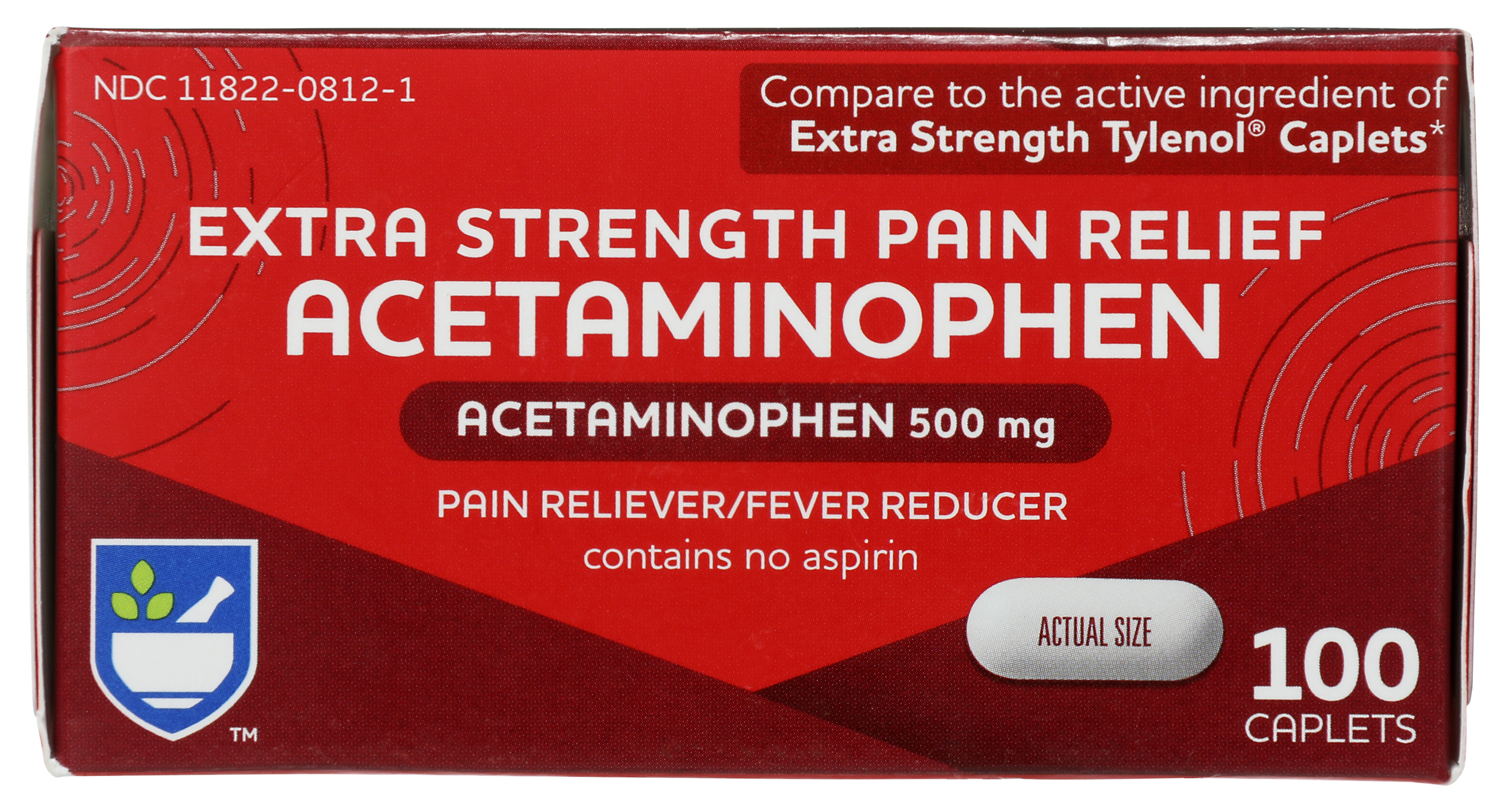 Order Rite Aid Extra Strength Acetaminophen, 500mg - 100 ct food online from Bartell store, Edmonds on bringmethat.com
