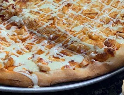 Order Buffalo Chicken Pizza - Medium food online from Godfather Italian Grill store, Mays Landing on bringmethat.com