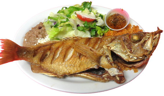 Order Huachinango Dorado food online from 7 Mares Seafood store, San Juan on bringmethat.com