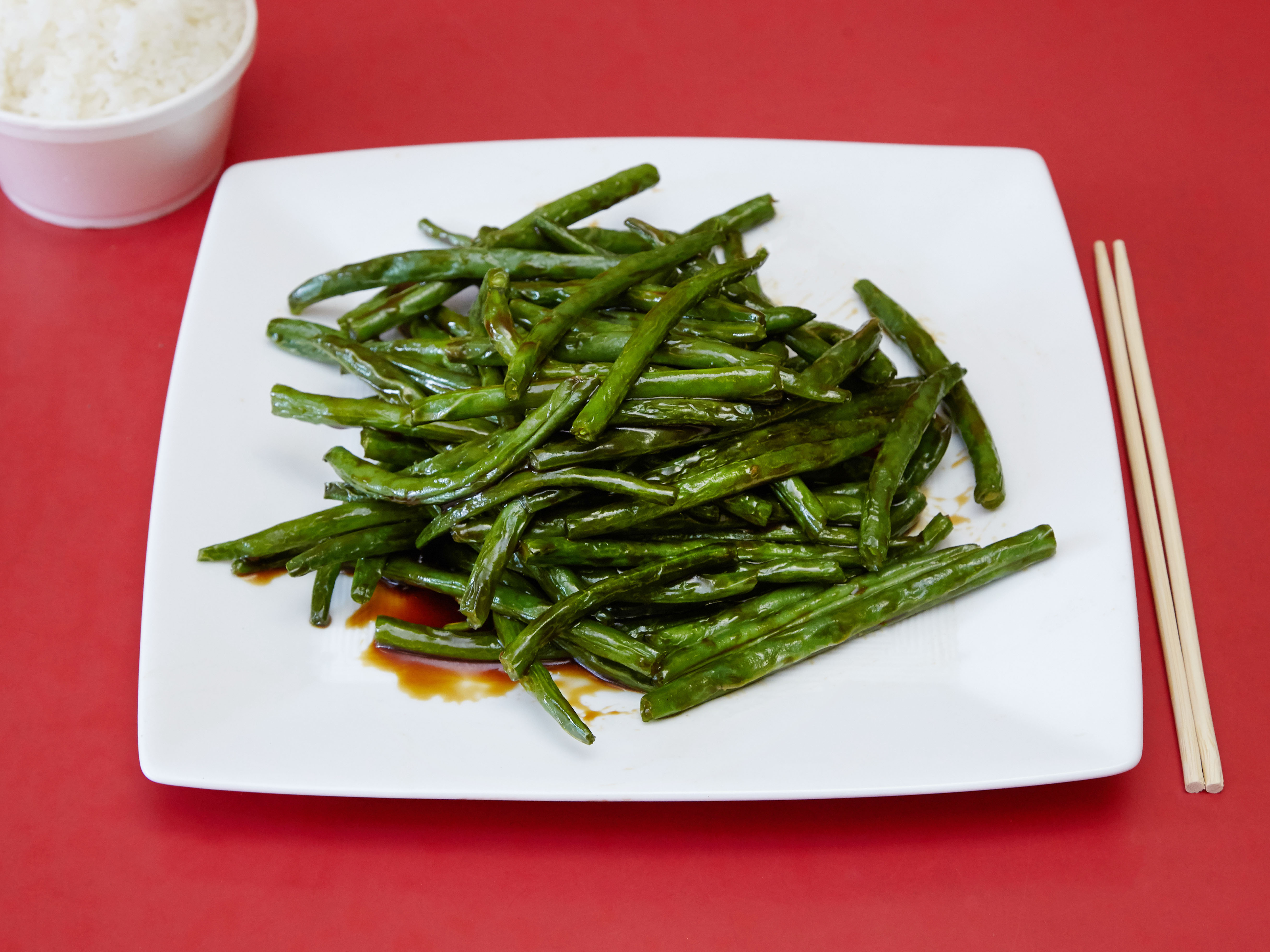 Order 115. String Beans with Brown Sauce food online from Empire express chinese restaurant store, Brooklyn on bringmethat.com
