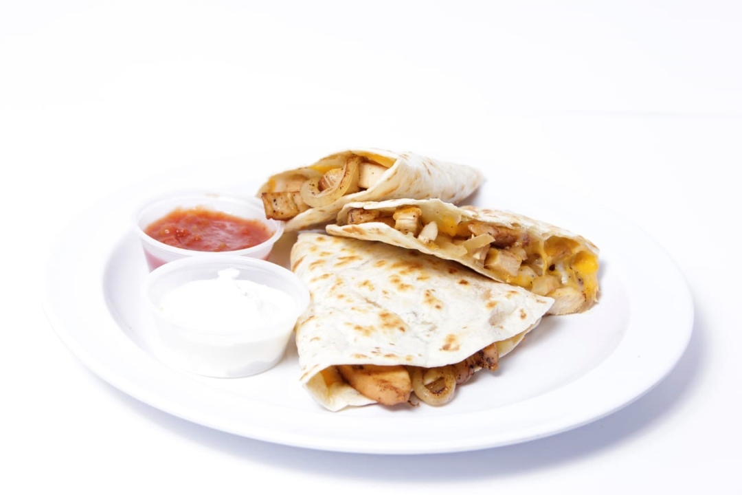 Order Chicken Quesadilla food online from Out of the Park Burgers store, Central Islip on bringmethat.com