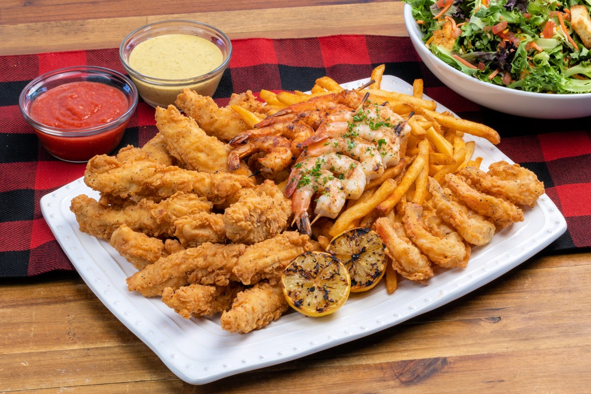 Order Chicken & Shrimp Combo ~ Party Pack food online from Twin Peaks store, Warrenville on bringmethat.com
