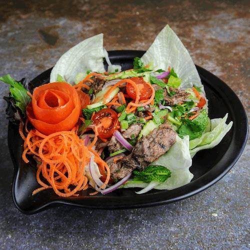 Order Crying Tiger Salad food online from Baan Thai store, San Anselmo on bringmethat.com