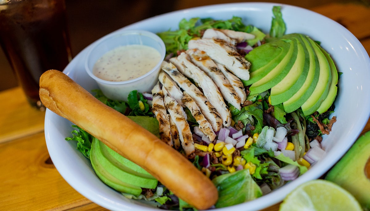 Order Chicken, Bacon, Avocado Salad food online from Boulder Tap House store, Mankato on bringmethat.com