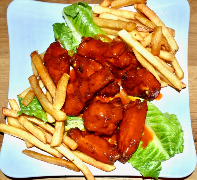 Order Buffalo Wings with Fries food online from Border Grill store, Westport on bringmethat.com