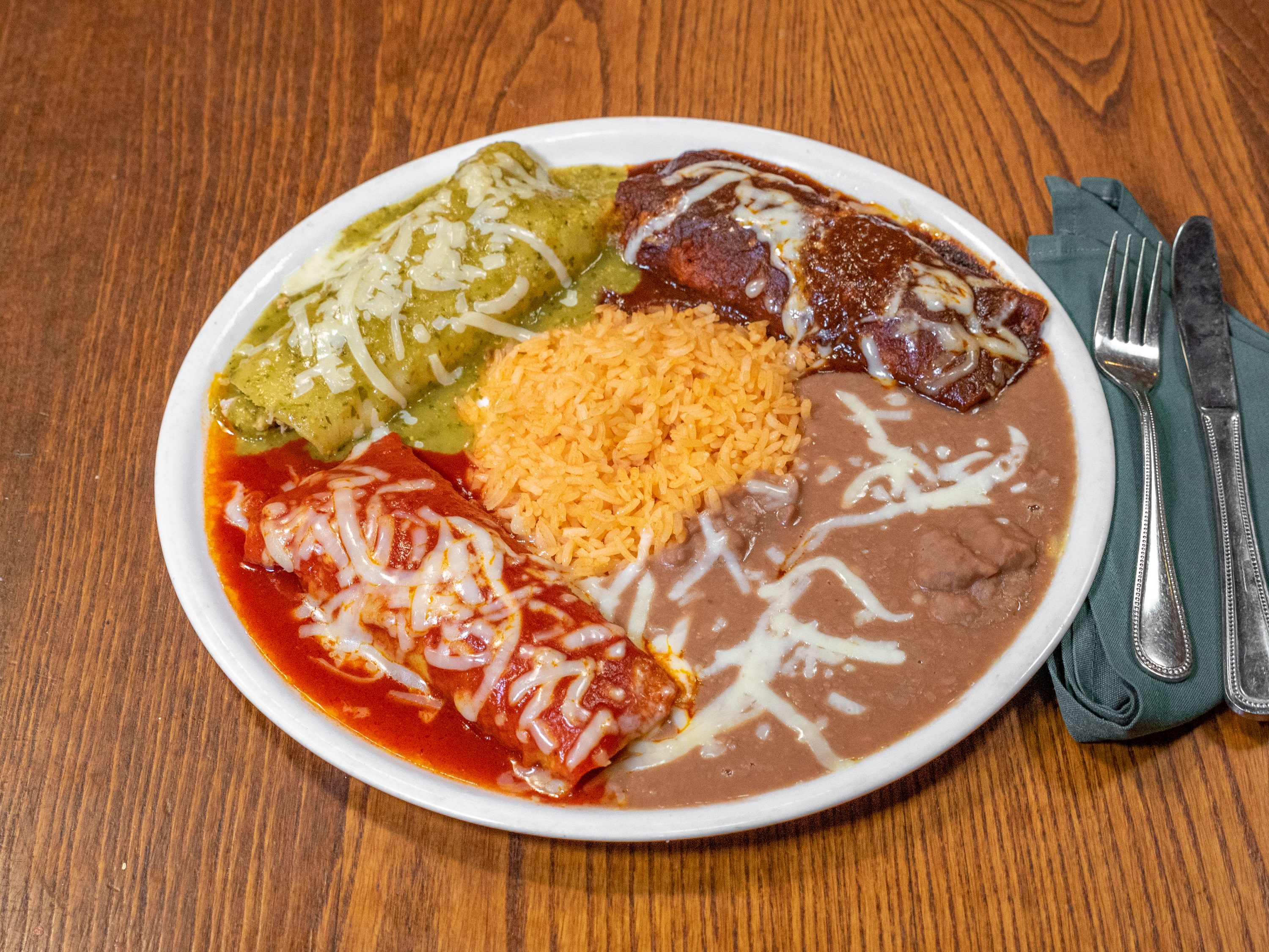 Order Enchilada and Burrito Combo food online from East Patio Mexicano store, Sacramento on bringmethat.com