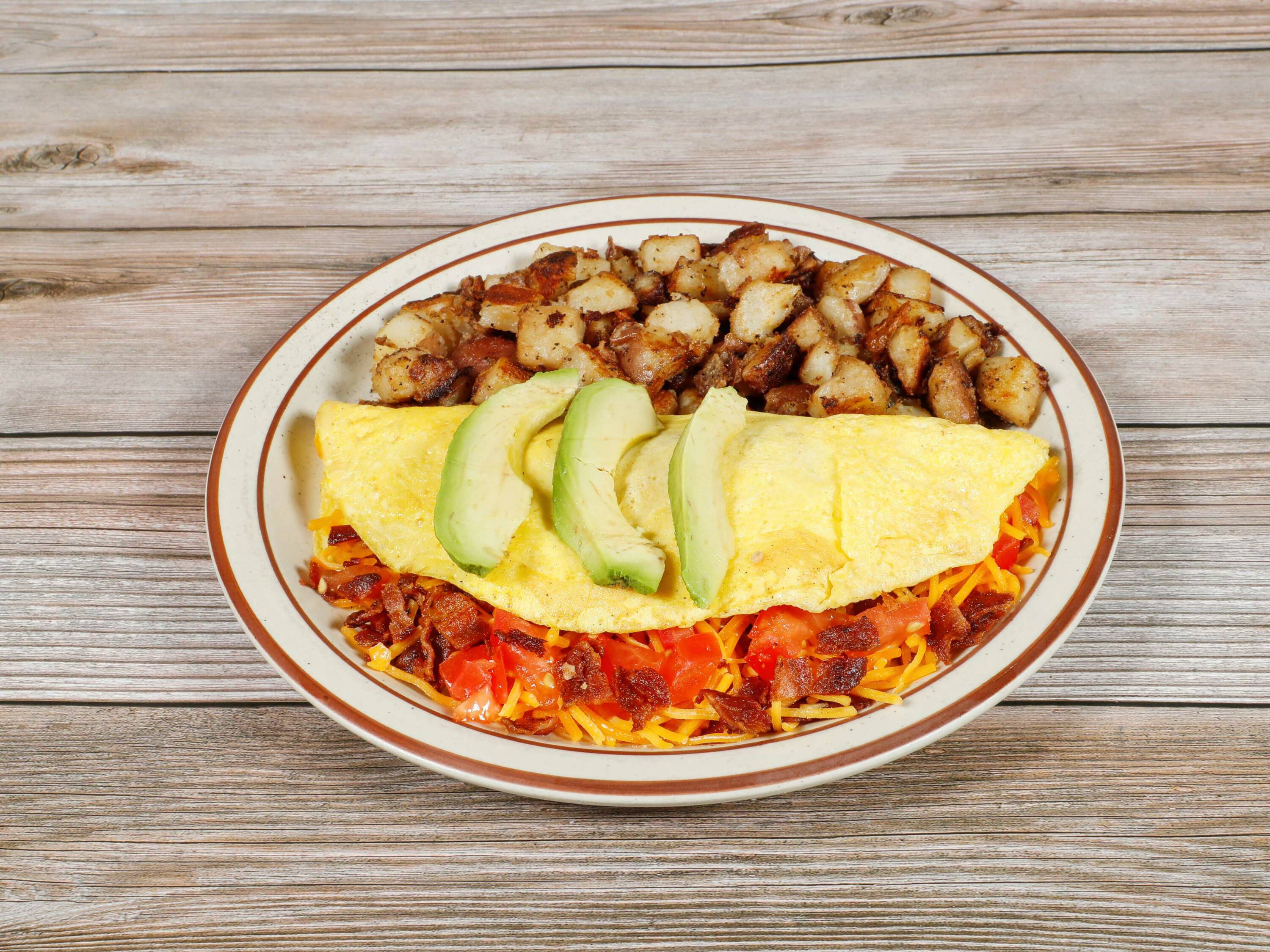 Order California Omelette food online from Farmers Skillet store, Chico on bringmethat.com