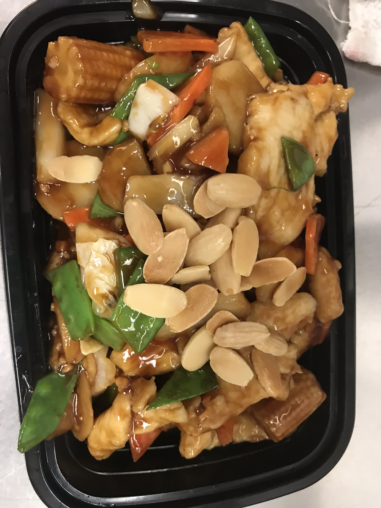 Order Chicken with Almond Ding food online from Golden Bowl store, Bartlett on bringmethat.com