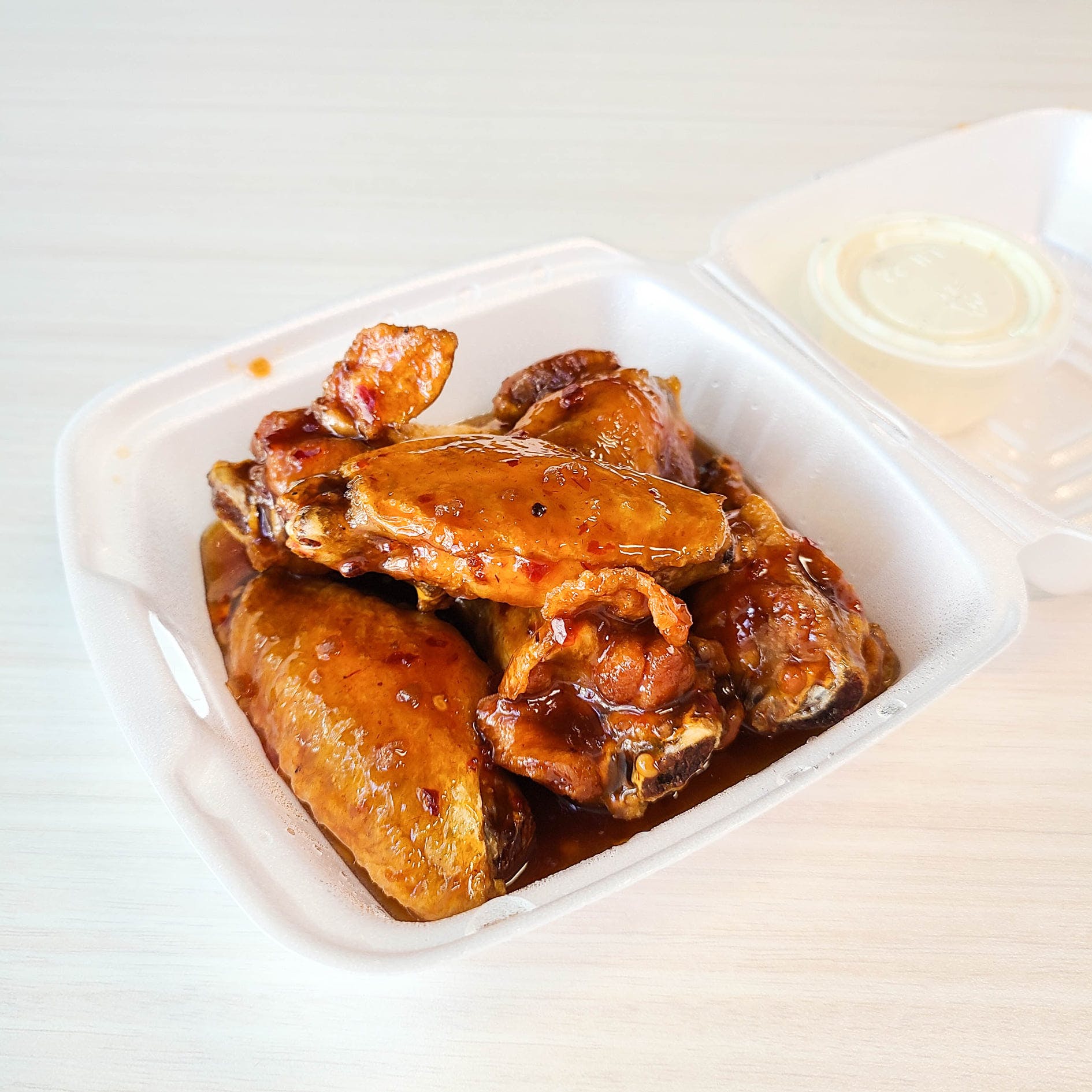 Order Wings - 6 Pieces food online from Crispy Crust store, Los Angeles on bringmethat.com
