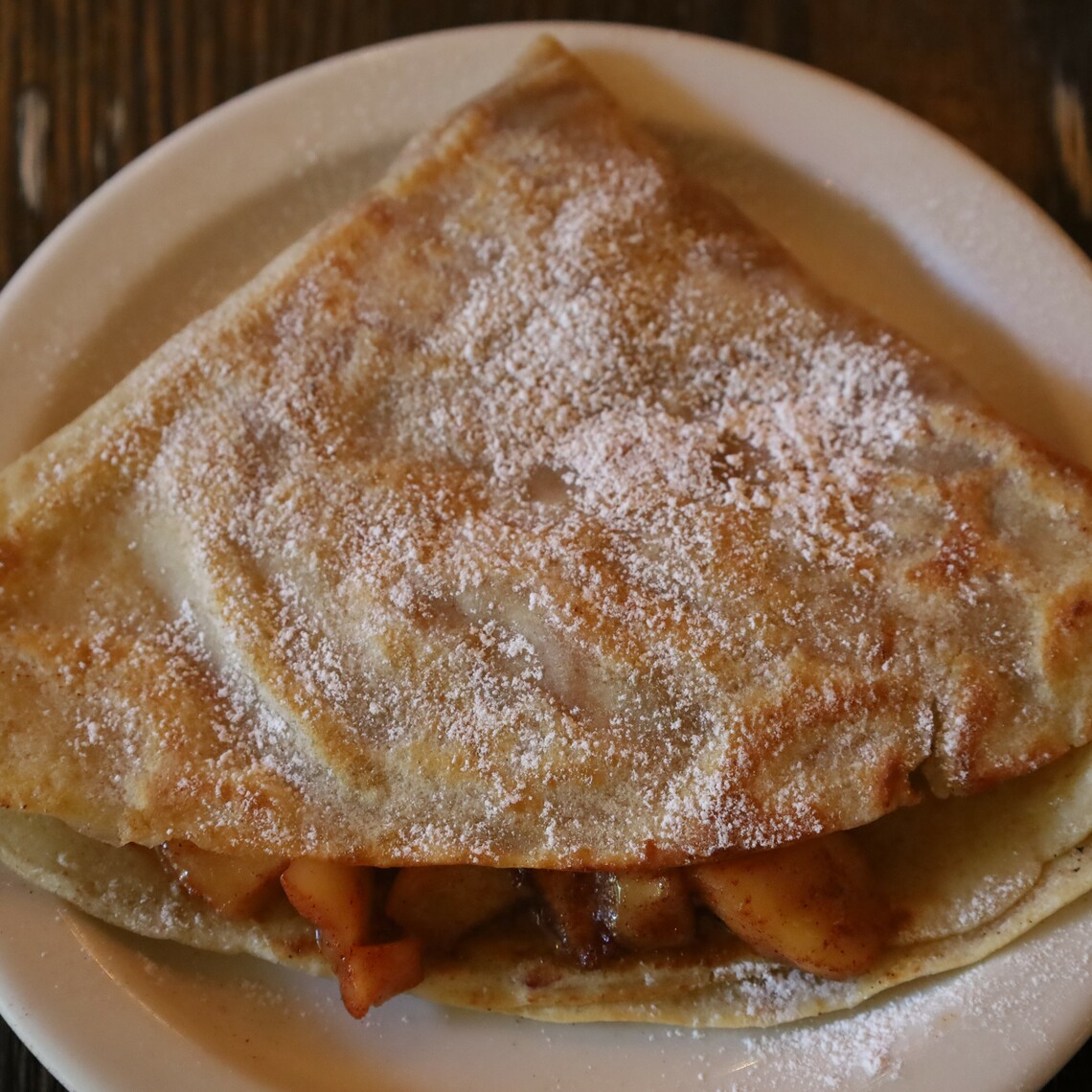 Order Peaches and Cream Crepe food online from Whistling Kettle Ballston Spa store, Ballston Spa on bringmethat.com