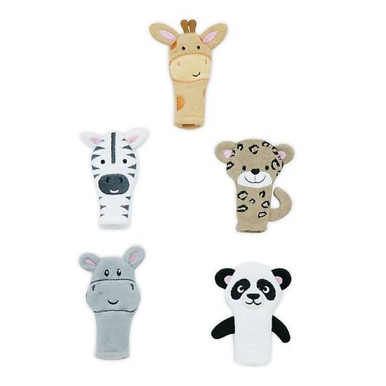 Order Capelli New York 5-Piece Exotic Animal Finger Puppet Set food online from Buybuy Baby store, Mason on bringmethat.com