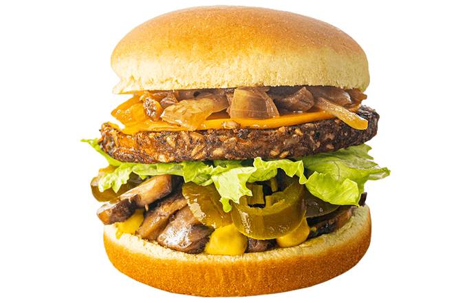 Order Single Vegan Burger food online from Elevation Burger store, Hyattsville on bringmethat.com