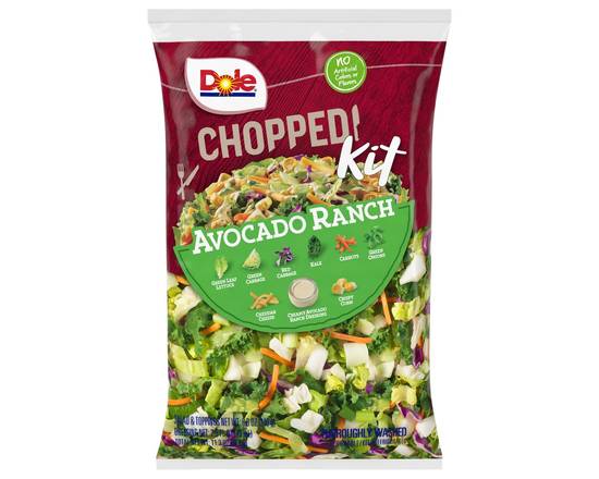 Order Dole · Chopped Avocado Ranch Salad Kit (1 kit) food online from Winn-Dixie store, Zachary on bringmethat.com