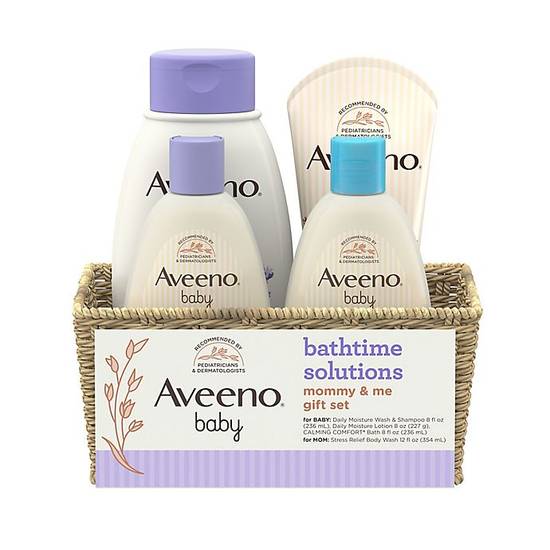 Order Aveeno® Baby Bathtime Solutions Gift Set food online from Bed Bath & Beyond store, Lancaster on bringmethat.com
